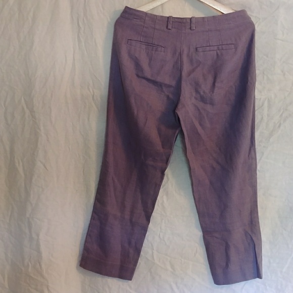 Anthropologie linen crop pants - Picture 3 of 5